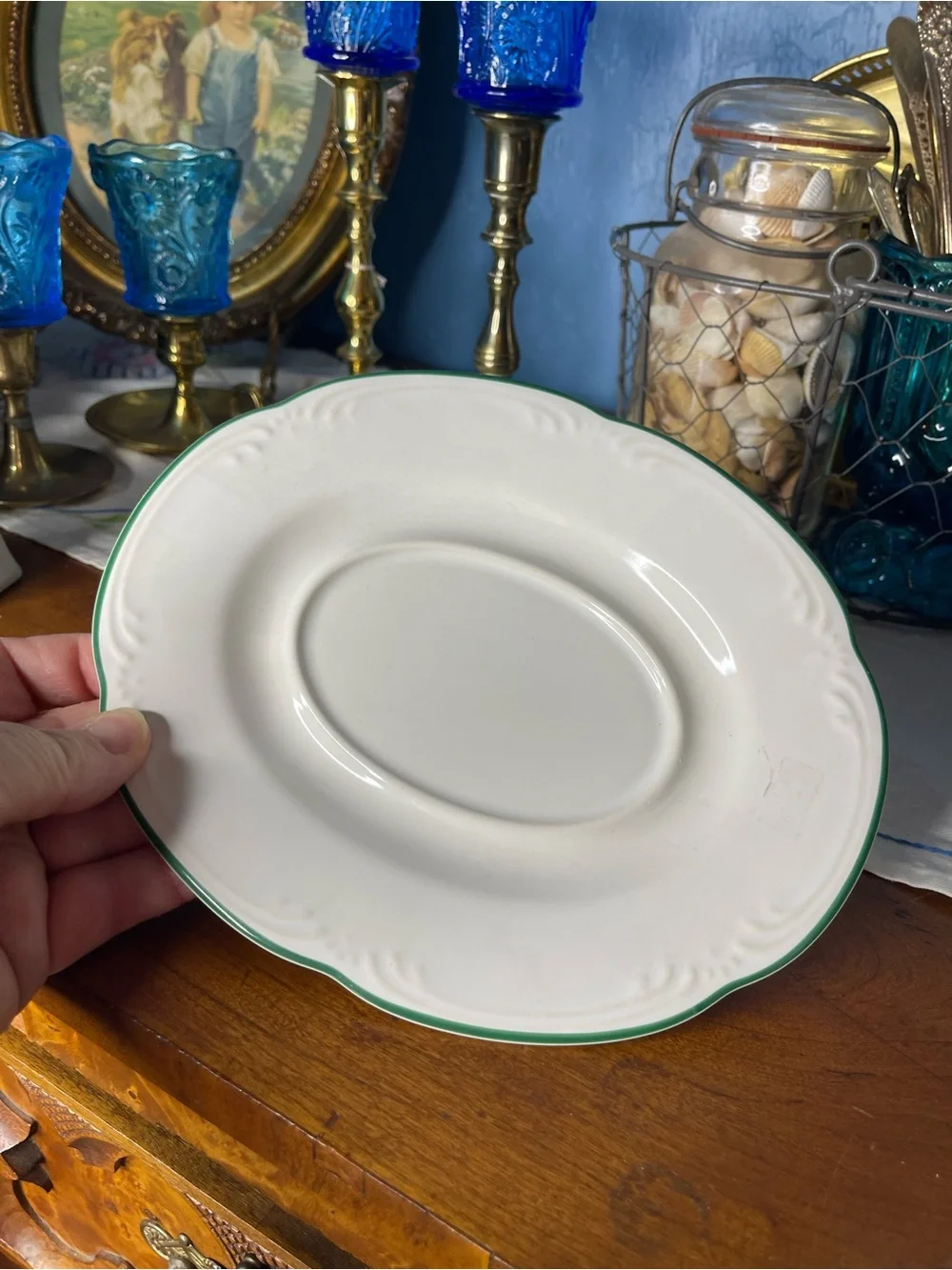 Pfaltzgraff Winterberry Gravy Boat 8